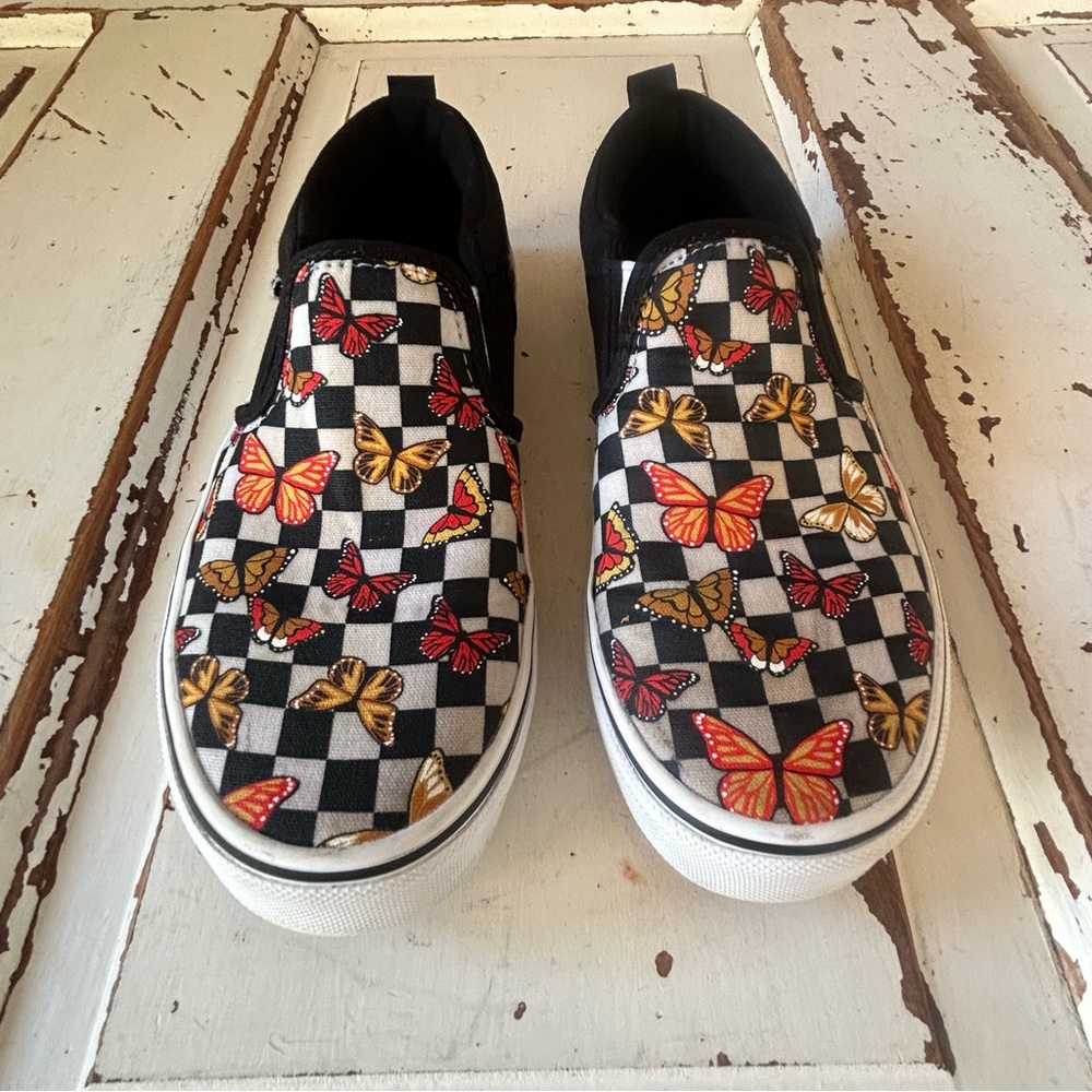Vans Butterfly Slip-On US Missy Size 3 Sneakers